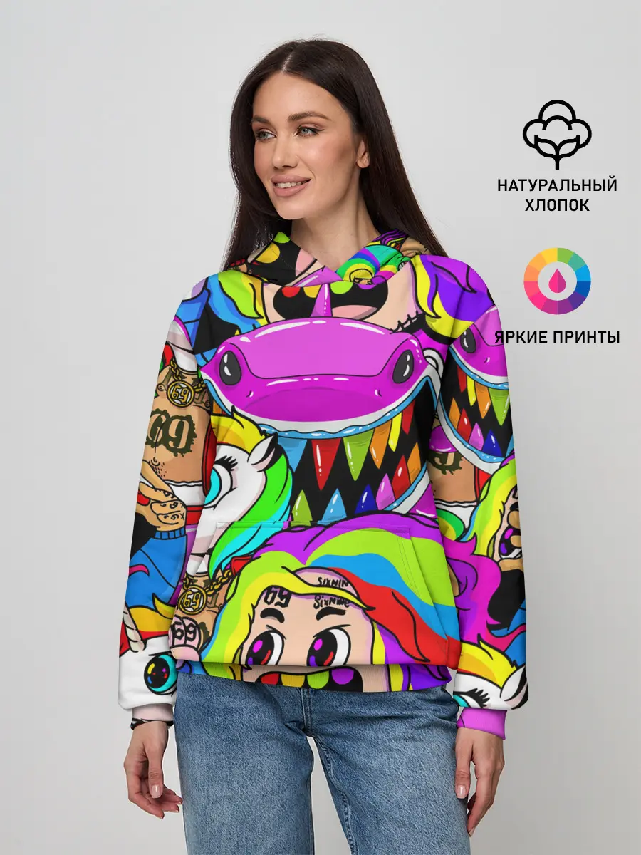 Женское худи / 6IX9INE