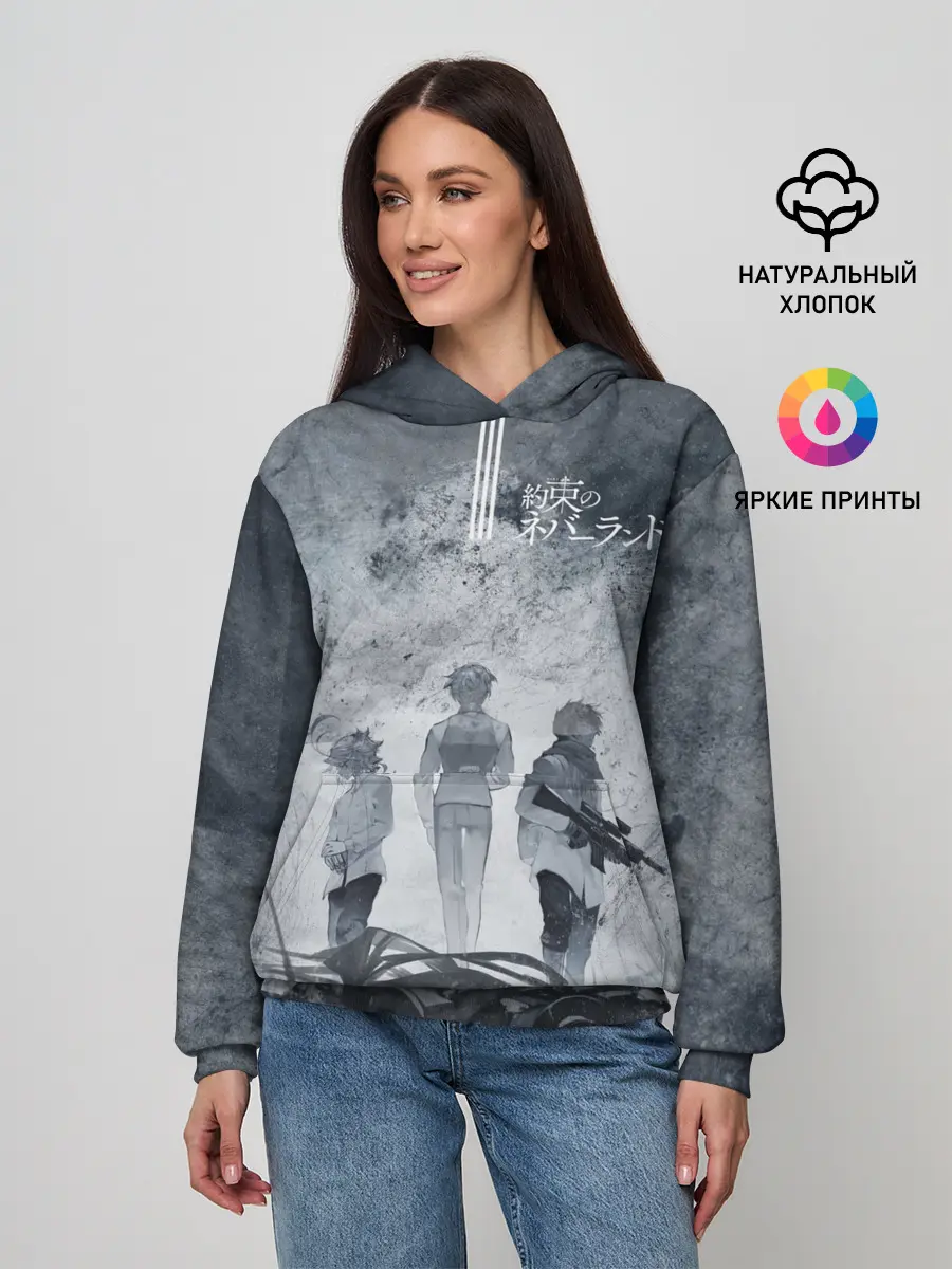 Женское худи / The Promised Neverland