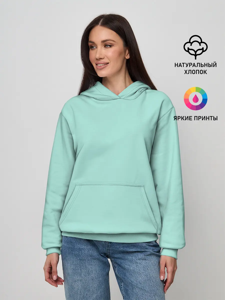 Женское худи / Мятная Маска