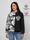 Женское худи / Россия камуфляж