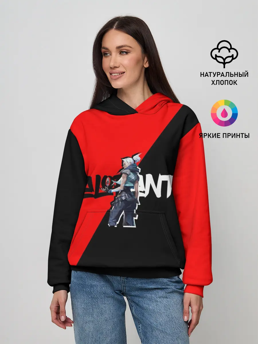 Женское худи / Valorant Jett