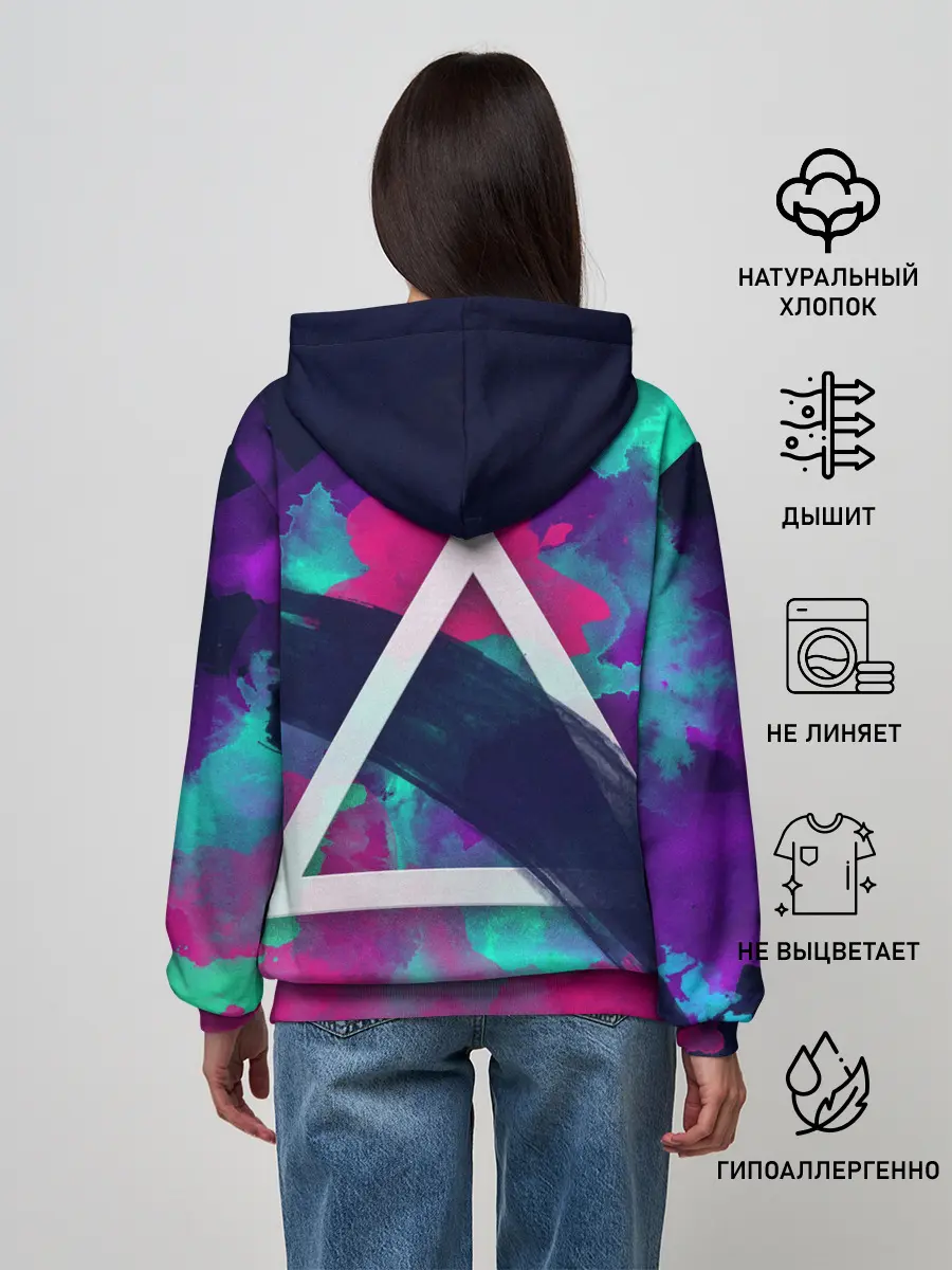 Женское худи / Абстракция