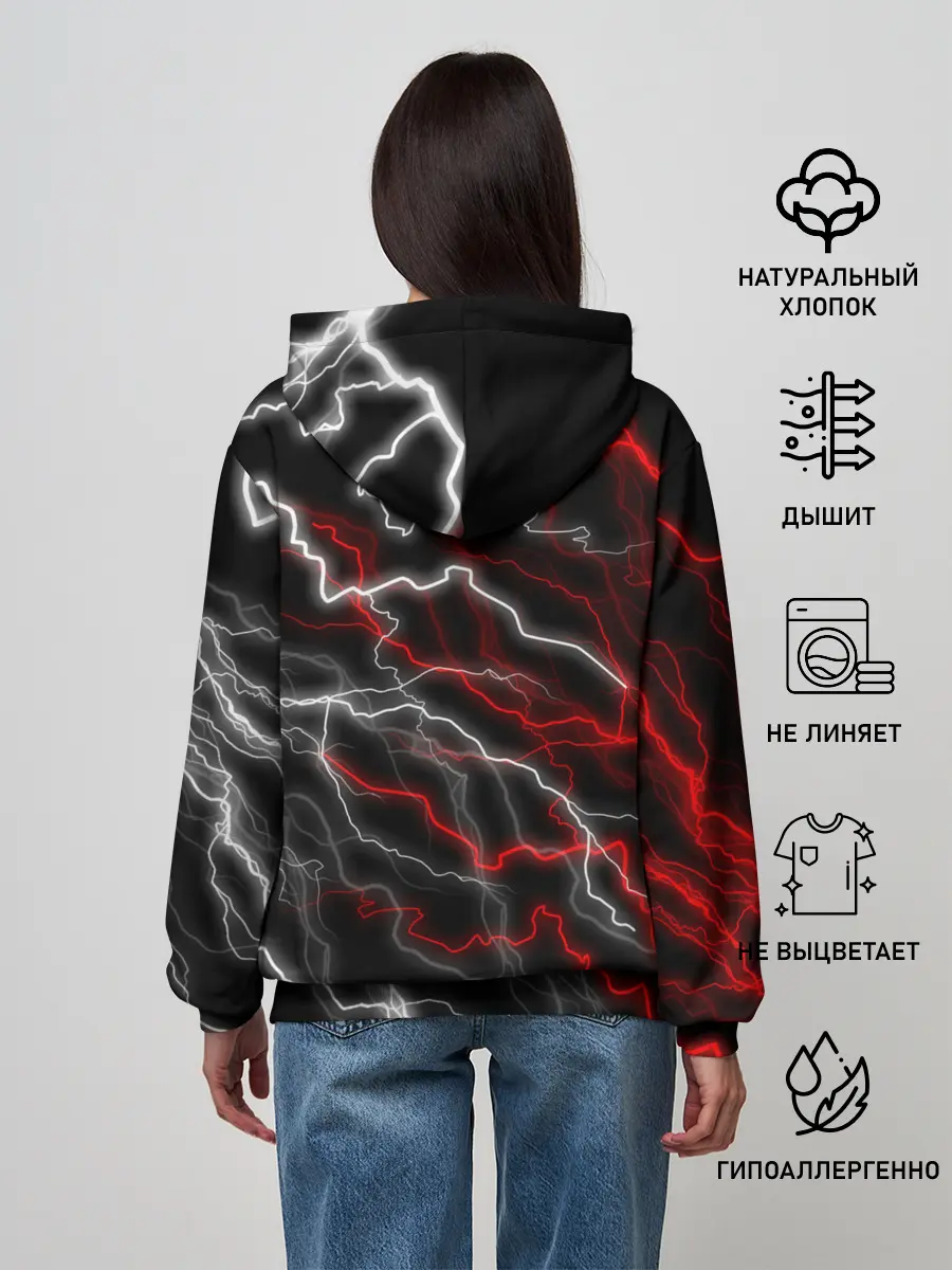 Женское худи / МОЛНИЯ.