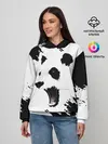 Женское худи / Панда | ЧБ