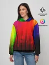 Женское худи / АБСТРАКТНЫЕ КРАСКИ