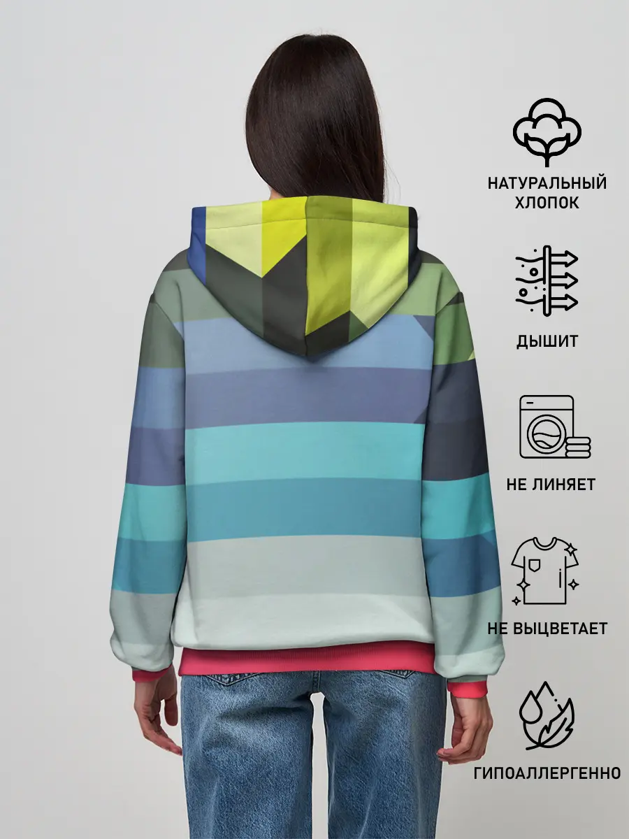 Женское худи / ТЕКСТУРА ЛИНИИ