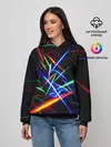 Женское худи / ФРАКТАЛЬНЫЕ ИСКРЫ