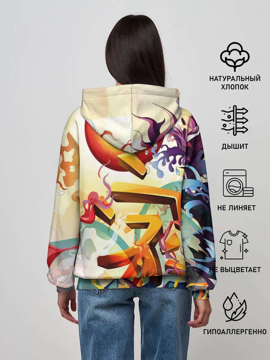 Женское худи / Dsquared tatoo