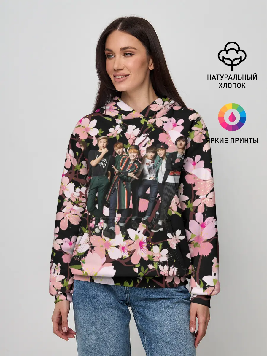 Женское худи / BTS | Sakura