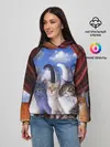 Женское худи / Коты