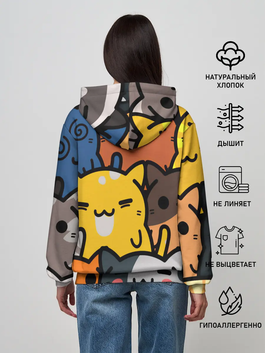 Женское худи / КОТЕЙКИ