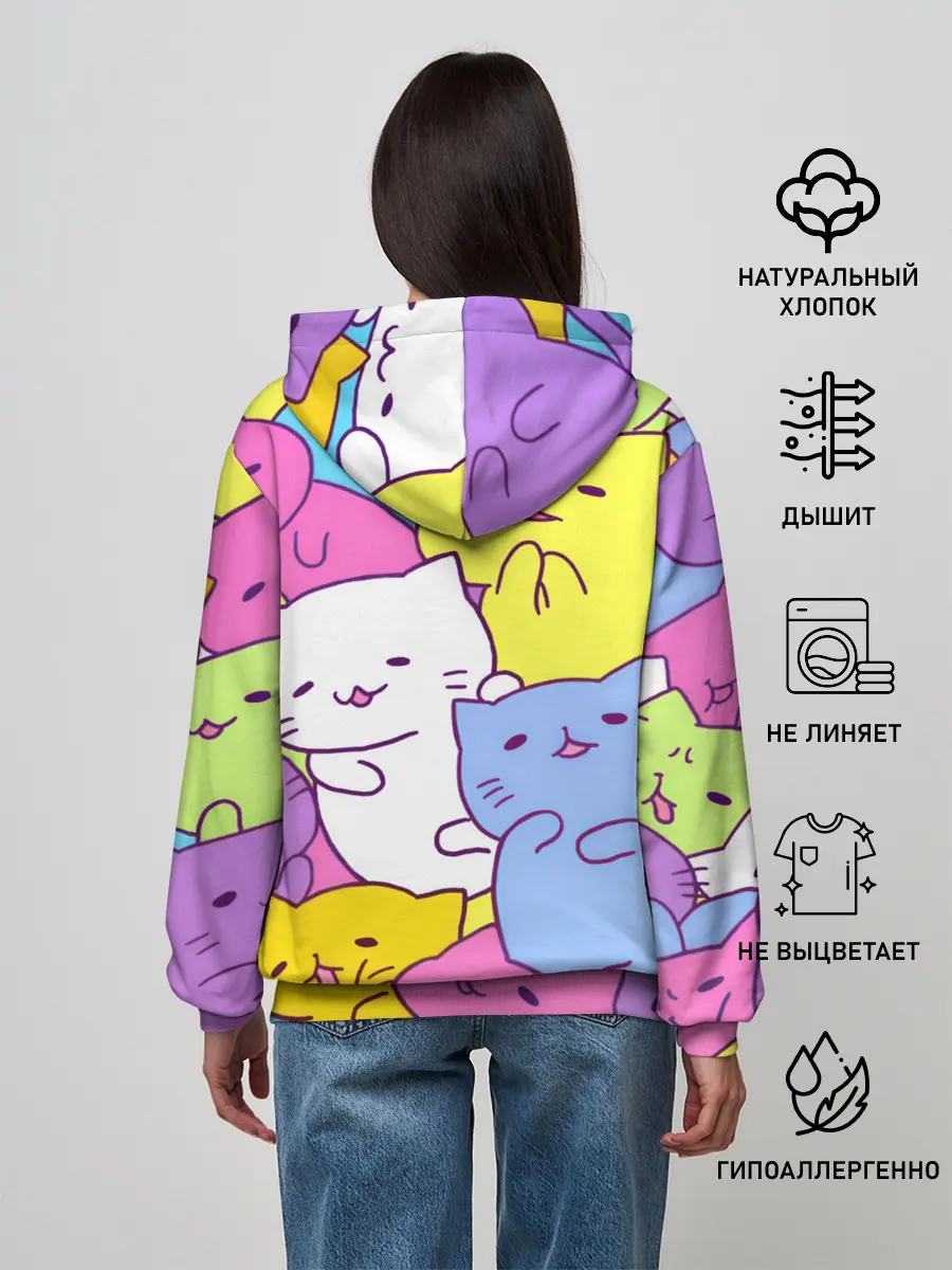 Женское худи / МИЛЫЕ КОТЯТКИ