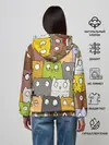 Женское худи / СОВЫ КОТИКИ