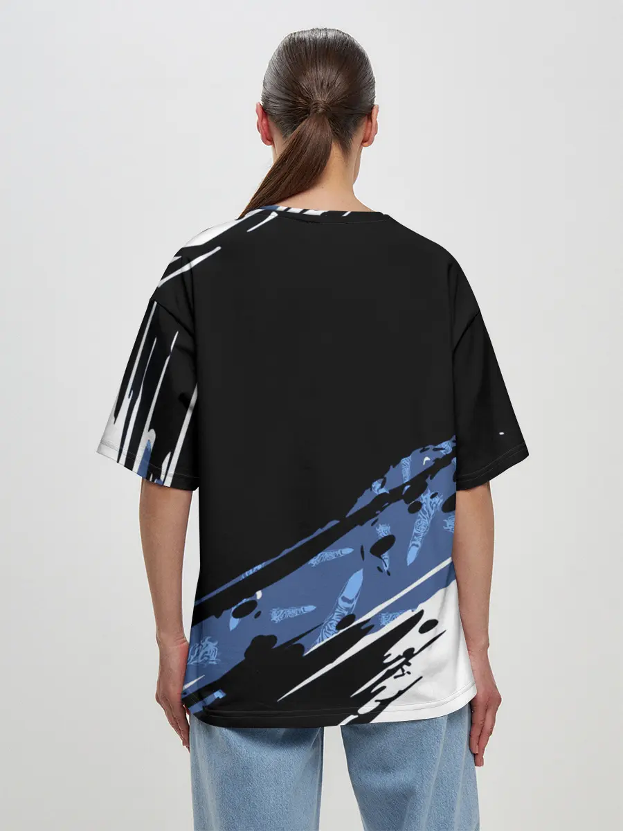 Женская футболка оверсайз / Махито Магическая битва