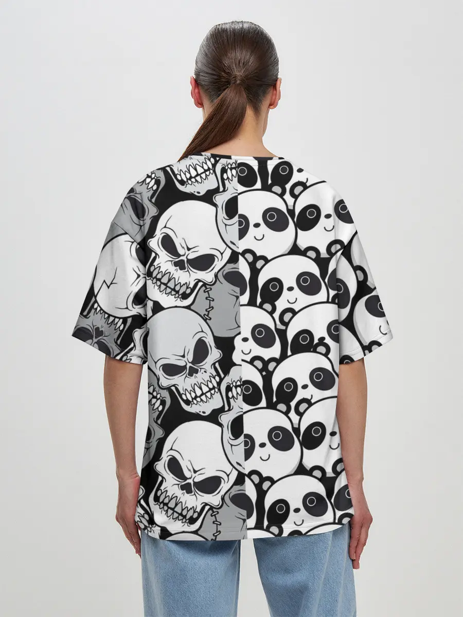 Женская футболка оверсайз / LivEvil