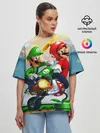 Женская футболка оверсайз / MarioHelmet