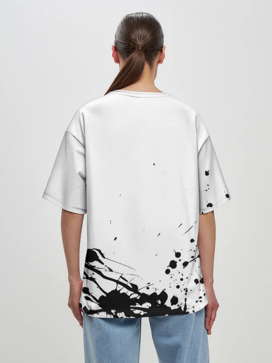 Женская футболка оверсайз / КИЗАРУ