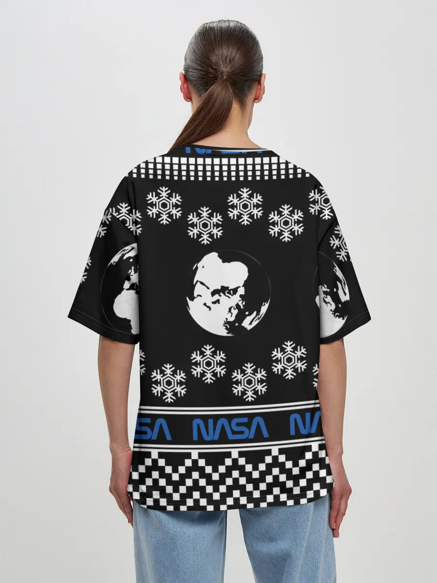 Женская футболка оверсайз / НАСА