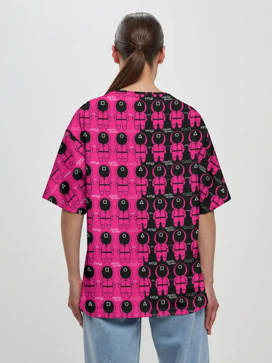 Женская футболка оверсайз / Squid Game