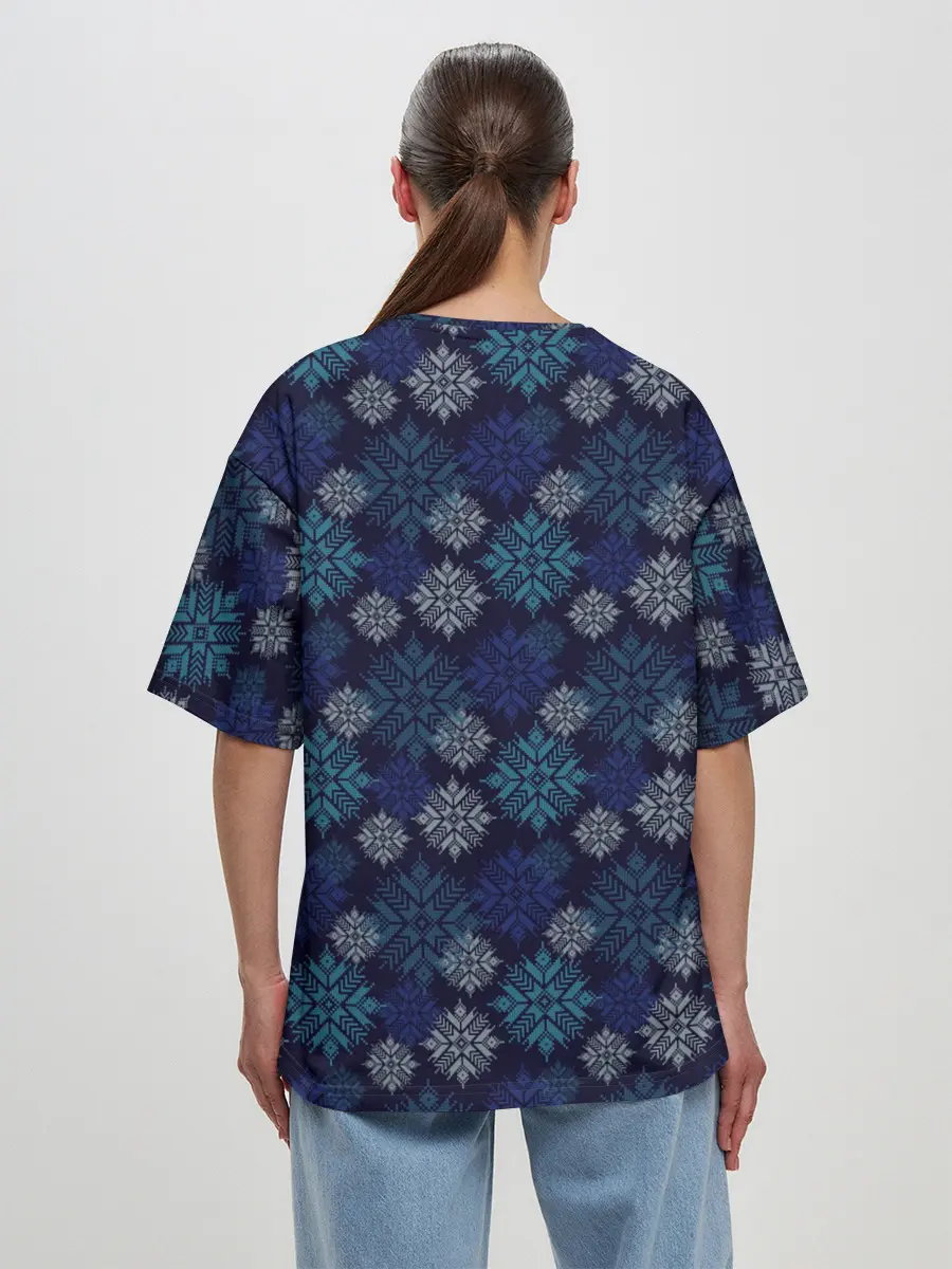 Женская футболка оверсайз / Свитер