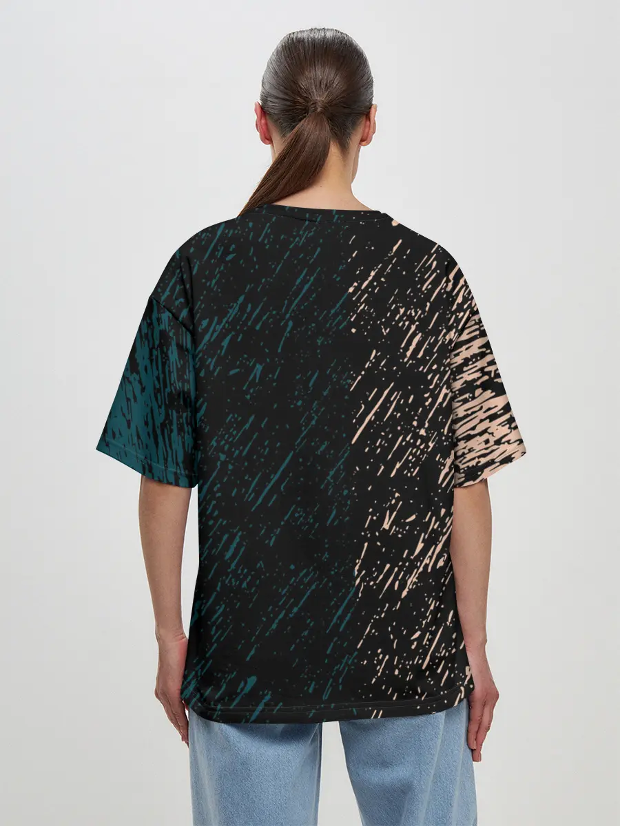 Женская футболка оверсайз / Among us в Игре в кальмара