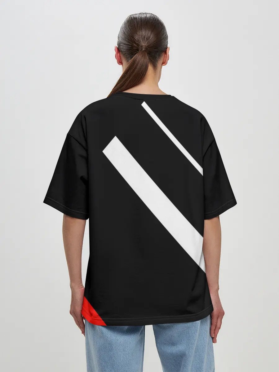 Женская футболка оверсайз / Mercedes-AMG | Мерседес-АМГ