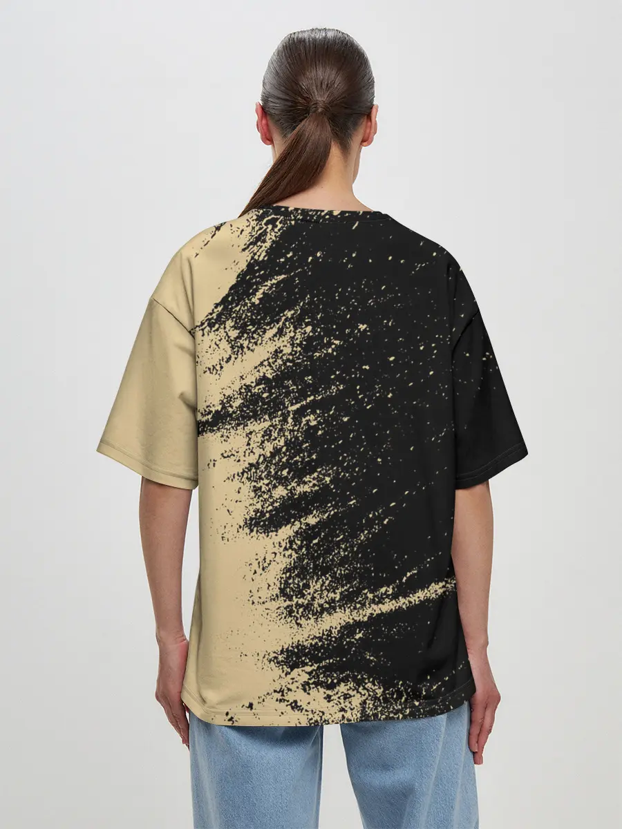 Женская футболка оверсайз / Black clover bull.