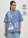 Женская футболка оверсайз / На Рождество сбываются мечты