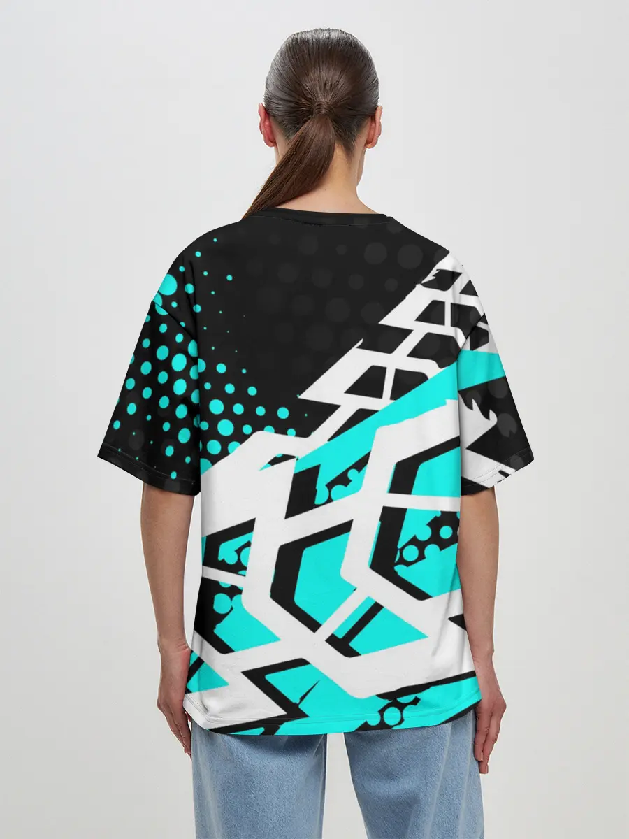 Женская футболка оверсайз / Mazda