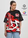 Женская футболка оверсайз / Honda