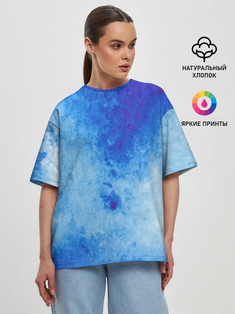 Женская футболка оверсайз / Заморозки