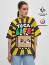 Женская футболка оверсайз / Крокет | Toca Boca