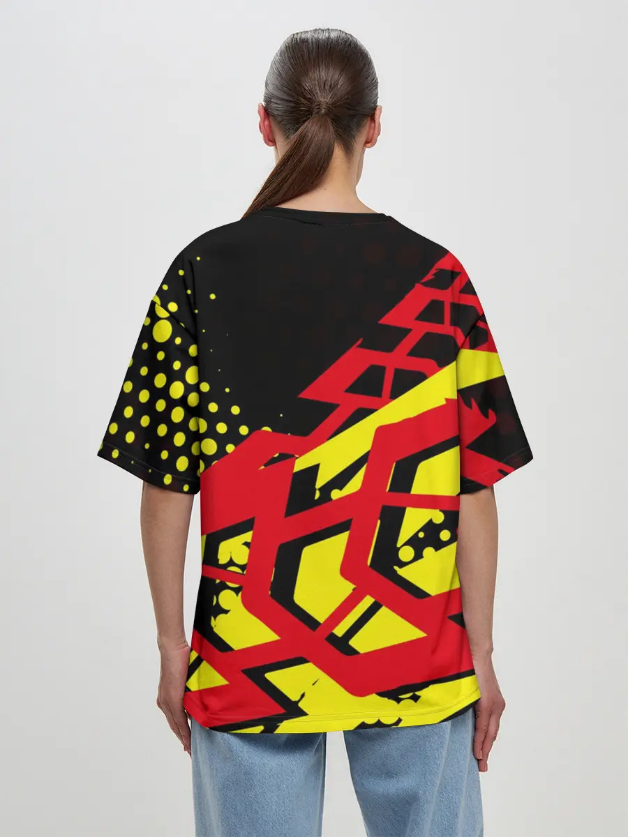 Женская футболка оверсайз / Mitsubishi