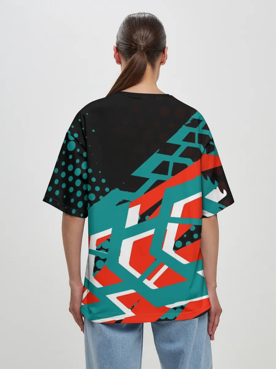 Женская футболка оверсайз / Suzuki