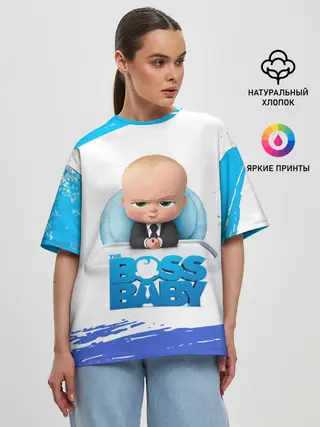 Женская футболка оверсайз / The Boss Baby