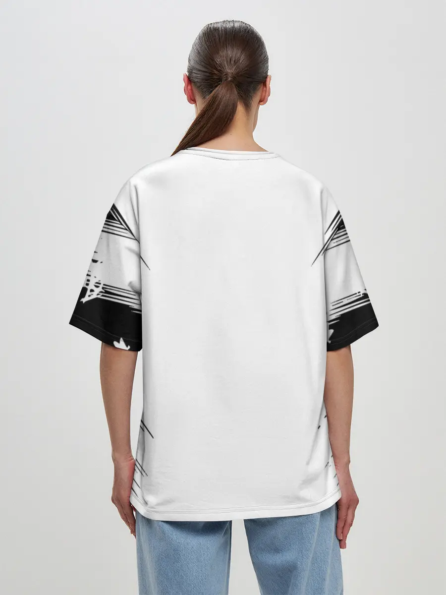 Женская футболка оверсайз / PYROKINESIS^