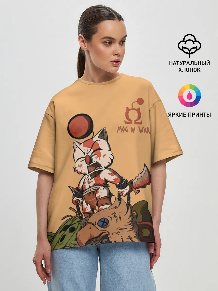 Женская футболка оверсайз / Mog of War