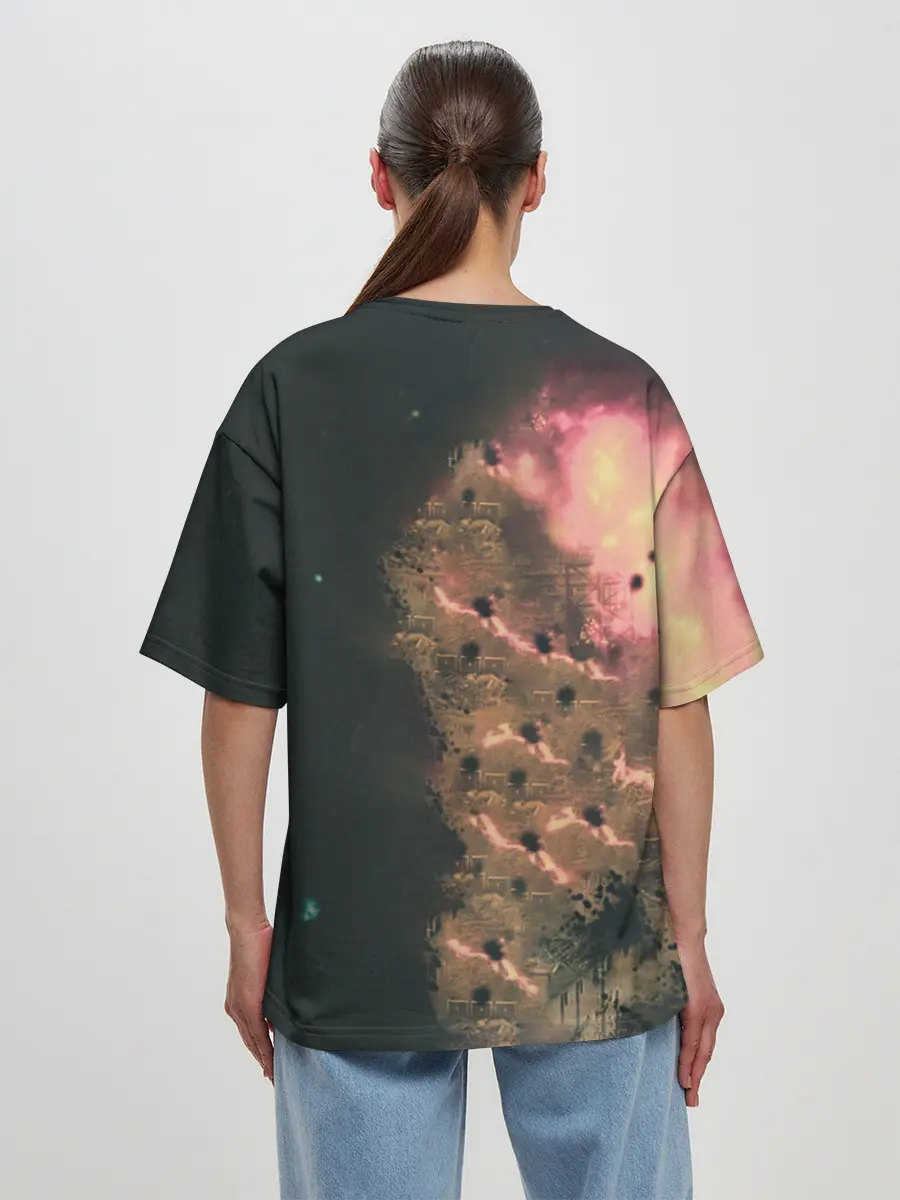 Женская футболка оверсайз / Моя банда Раст