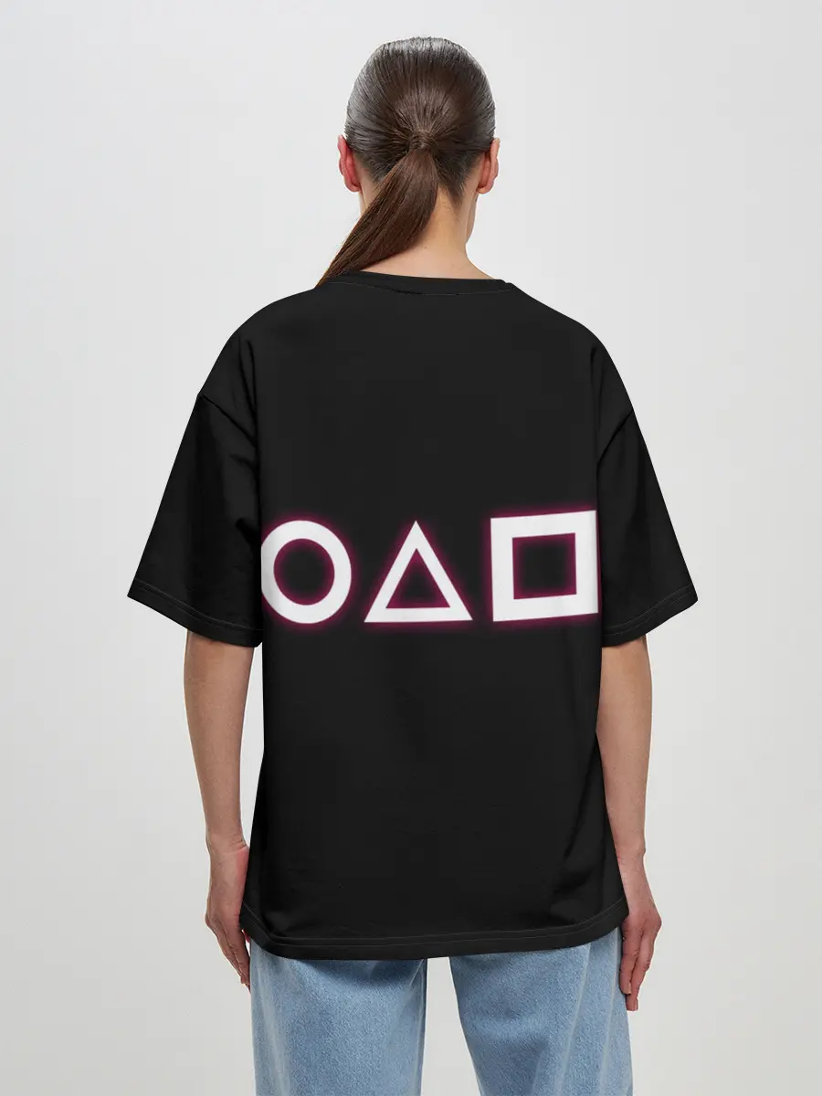 Женская футболка оверсайз / Неон