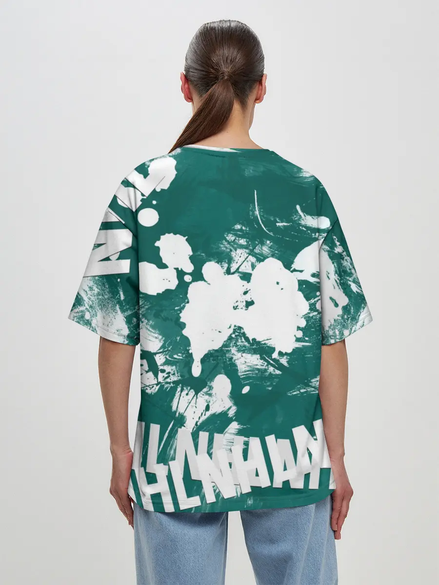 Женская футболка оверсайз / Анахайм Дакс | Anaheim Ducks