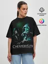 Женская футболка оверсайз / Chernobylite / Чернобылит