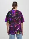 Женская футболка оверсайз / Фиолетовый бриллиант
