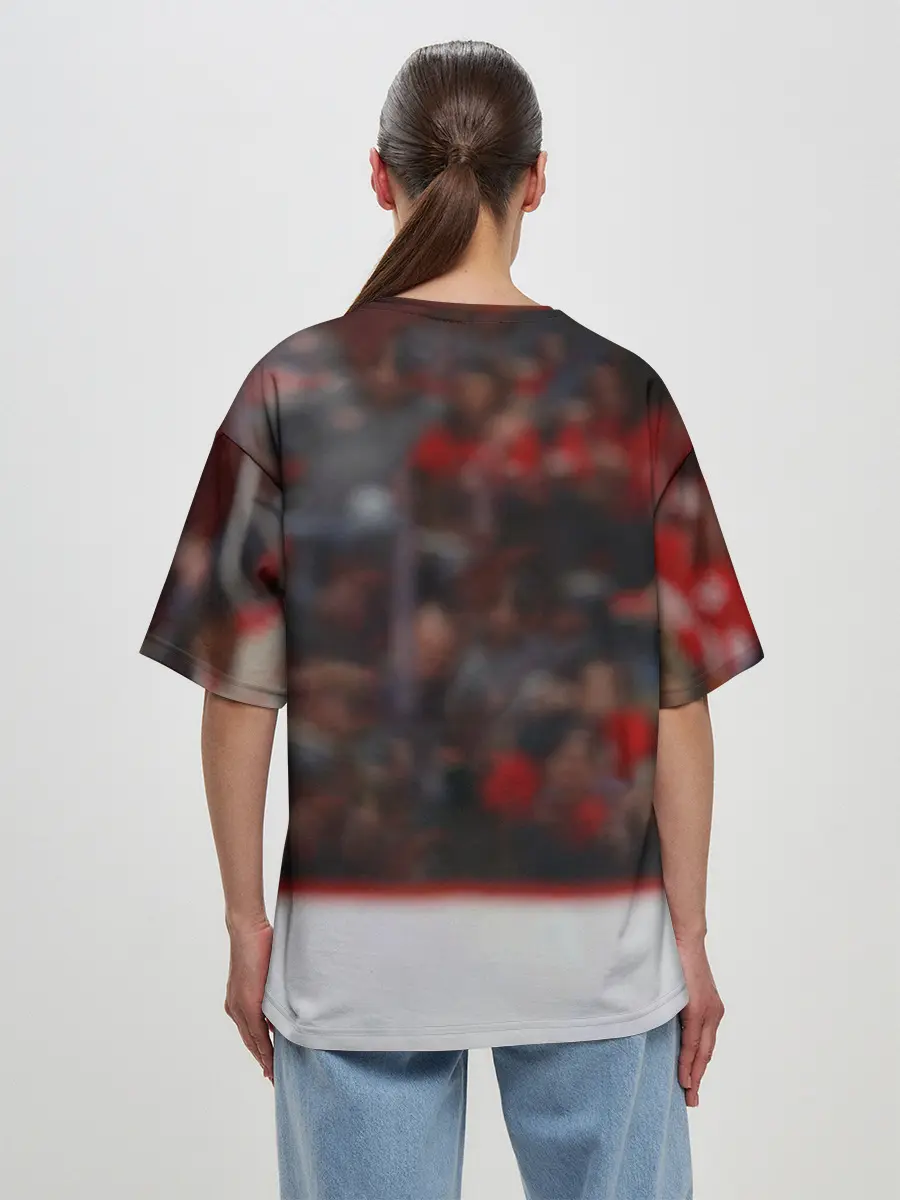 Женская футболка оверсайз / Никита Кучеров, НХЛ