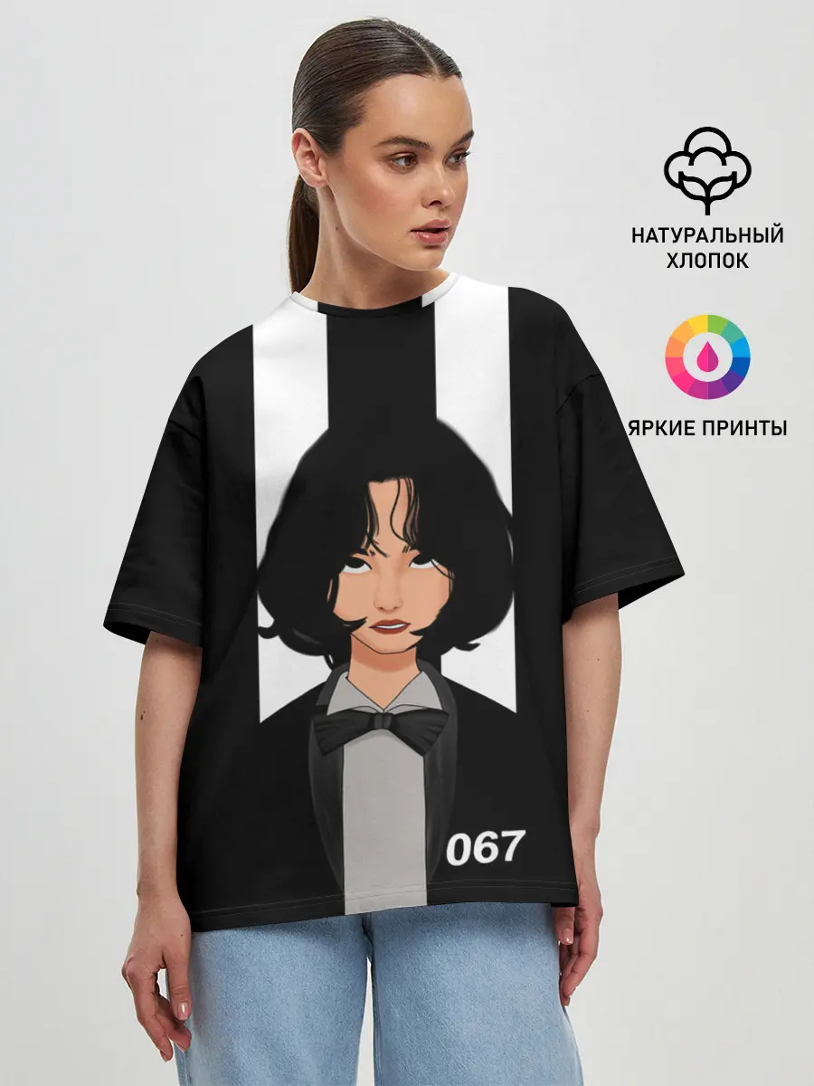 Женская футболка оверсайз / Игрок Кан Сэ Бёк