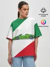 Женская футболка оверсайз / Lamborghini