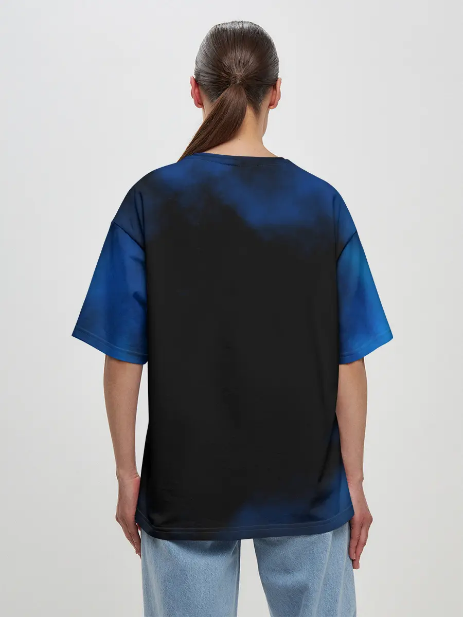 Женская футболка оверсайз / Луффи пират Соломенной Шляпы