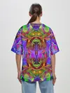 Женская футболка оверсайз / Психоделика / Абстракция