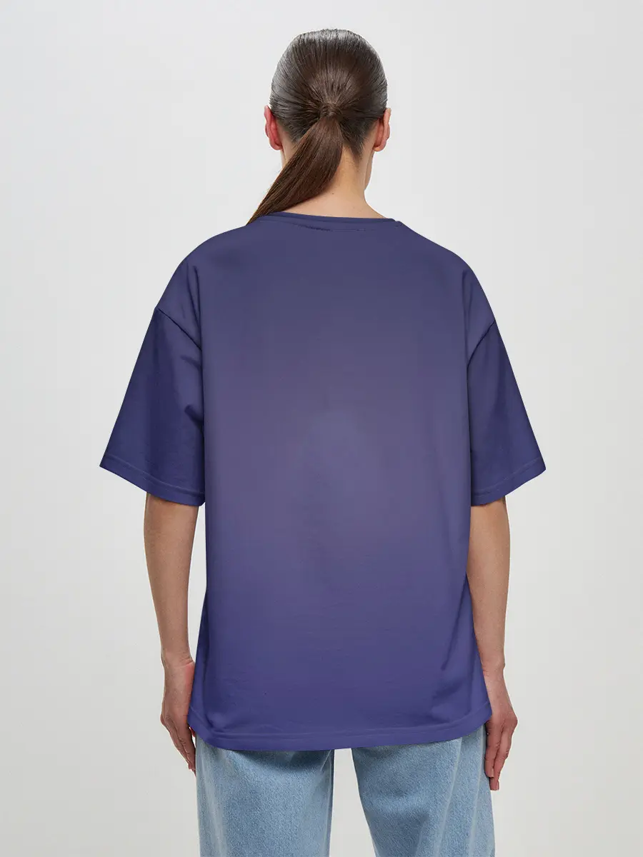 Женская футболка оверсайз / Pony team