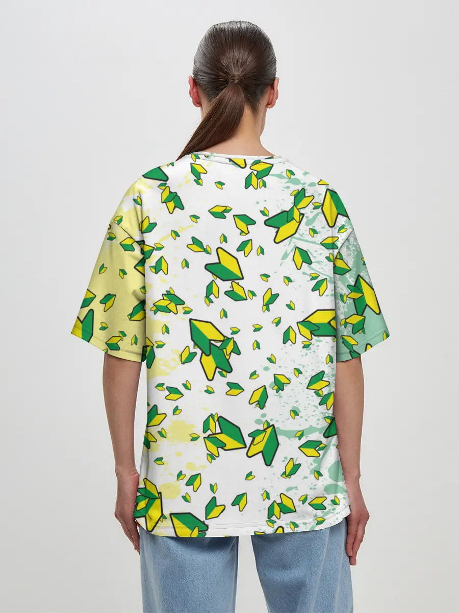 Женская футболка оверсайз / JDM | ПАТТЕРН | ЯПОНОВОД