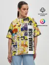 Женская футболка оверсайз / Banana Fish